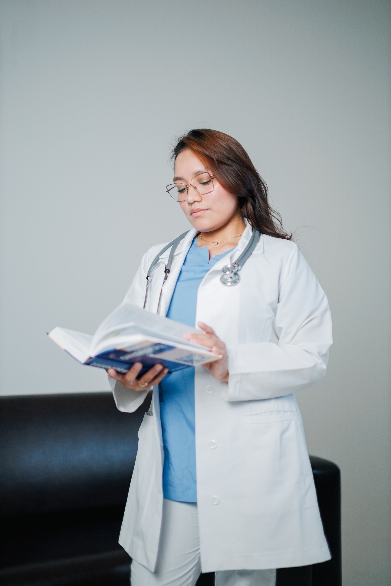 Clinician reviewing documentation